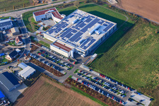 Schrägluftbild von DBK David + Baader GmbH in Rülzheim im Bundesland Rheinland-Pfalz, Deutschland