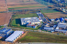 DBK David + Baader GmbH in Rülzheim im Bundesland Rheinland-Pfalz, Deutschland von oben gesehen