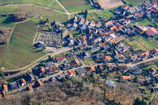 Friedhof in Burrweiler im Bundesland Rheinland-Pfalz, Deutschland