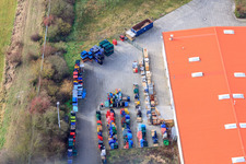 Bührmann Weine GmbH in Zeiskam im Bundesland Rheinland-Pfalz, Deutschland von oben