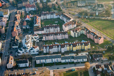 Joseph-von-Eichendorff-Weg in Rastatt im Bundesland Baden-Württemberg, Deutschland
