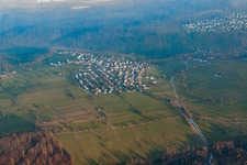 Burbach von Westen in Marxzell im Bundesland Baden-Württemberg, Deutschland