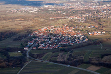 Ortsteil Arzheim in Landau in der Pfalz im Bundesland Rheinland-Pfalz, Deutschland aus der Luft betrachtet