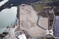 Lauterbourg im Bundesland Bas-Rhin, Frankreich von der Drohne aus gesehen