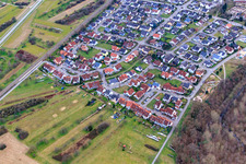 Lerchenweg in Ötigheim im Bundesland Baden-Württemberg, Deutschland