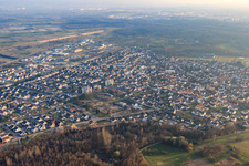 Luftbild von Mühlstr in Ötigheim im Bundesland Baden-Württemberg, Deutschland