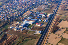 Gewerbegebiet Wagnerstraße, Dreherstraße mit Kaenguruh Kuvert GmbH in Durmersheim im Bundesland Baden-Württemberg, Deutschland