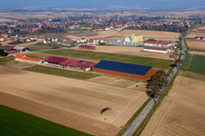 Seebach im Bundesland Bas-Rhin, Frankreich von oben