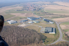 Eschbach im Bundesland Bas-Rhin, Frankreich von oben