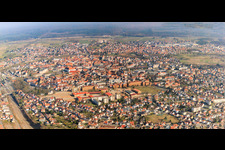 Thurot von Süden im Ortsteil Bildstoeckel Ouest in Hagenau im Bundesland Bas-Rhin, Frankreich