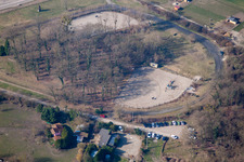Gambsheim im Bundesland Bas-Rhin, Frankreich aus der Luft