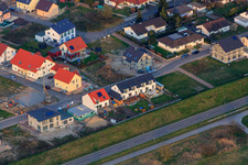 Falkenweg in Jockgrim im Bundesland Rheinland-Pfalz, Deutschland