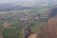 Oberbronn im Bundesland Bas-Rhin, Frankreich vom Flugzeug aus