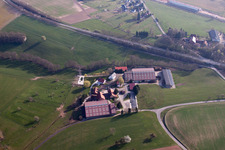 Gumbrechtshoffen im Bundesland Bas-Rhin, Frankreich von oben