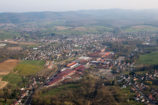Reichshoffen im Bundesland Bas-Rhin, Frankreich von oben