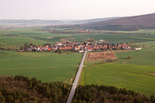 Ortsteil Eicha in Römhild im Bundesland Thüringen, Deutschland