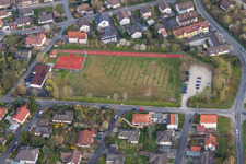 Sportplatz im Ortsteil Herschfeld in Bad Neustadt an der Saale im Bundesland Bayern, Deutschland