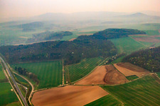 Rastplatz an der B4 im Ortsteil Gleußen in Itzgrund im Bundesland Bayern, Deutschland