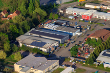 Luftbild von Zeich Metallbau GmbH im Ortsteil Minderslachen in Kandel im Bundesland Rheinland-Pfalz, Deutschland