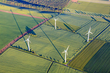 Windpark Kugelberg Hohe - Vestas V80-2MW im Ortsteil Brökeln in Hehlen im Bundesland Niedersachsen, Deutschland