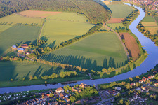 Luftbild von Heidbrink in Polle im Bundesland Niedersachsen, Deutschland