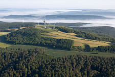 Fernmeldeturm Köterberg und Funkanlage STOB791884 und STOB790269 auf dem Köterberg in Lügde im Bundesland Nordrhein-Westfalen, Deutschland