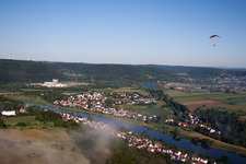 Luftbild von Ortsteil Würgassen in Beverungen im Bundesland Nordrhein-Westfalen, Deutschland