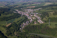 Luftbild von Ortsteil Dalhausen in Beverungen im Bundesland Nordrhein-Westfalen, Deutschland