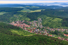 Ortsansicht aus Nordosten in Sulzthal im Bundesland Bayern, Deutschland
