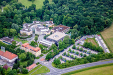 Gebäudekomplex der Hotelanlage am Schloss in Werneck im Bundesland Bayern, Deutschland