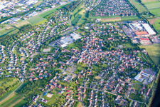 Luftbild von Ortsteil Hainstadt in Buchen im Bundesland Baden-Württemberg, Deutschland