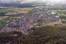 Luftbild von Nußloch im Bundesland Baden-Württemberg, Deutschland