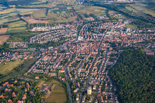Luftbild von Wiesloch von Norden im Bundesland Baden-Württemberg, Deutschland