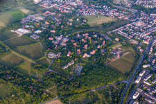 Klinikgelände des Psychiatrischen Zentrum Nordbaden in Wiesloch im Ortsteil Altwiesloch im Bundesland Baden-Württemberg, Deutschland aus der Vogelperspektive