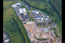 Ehemalige Salmkaserne und RFL Reifen-Felgen-Logistik Speditions- und Lager GmbH in Philippsburg im Bundesland Baden-Württemberg, Deutschland