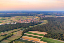 Erlenbachniederung am Bienwald in Kandel im Bundesland Rheinland-Pfalz, Deutschland