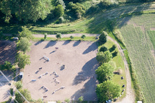 Turnierreitfeld, Reit und Fahrverein im Ortsteil Mörsch in Rheinstetten im Bundesland Baden-Württemberg, Deutschland