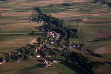 Siegen im Bundesland Bas-Rhin, Frankreich aus der Vogelperspektive