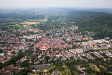 Ettlingen im Bundesland Baden-Württemberg, Deutschland aus der Luft betrachtet