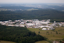 Luftbild von Ortsteil Im Stockmädle in Karlsbad im Bundesland Baden-Württemberg, Deutschland
