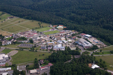 Industriegebiet Liebigweg im Ortsteil Conweiler in Straubenhardt im Bundesland Baden-Württemberg, Deutschland