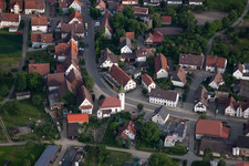 Luftbild von Jakobuskirche im Ortsteil Haslach in Herrenberg im Bundesland Baden-Württemberg, Deutschland