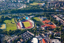 Donaustadion im Ortsteil Oststadt in Ulm im Bundesland Baden-Württemberg, Deutschland
