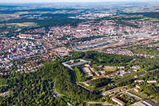 Wilhelmsburg von Nordosten im Ortsteil Mitte in Ulm im Bundesland Baden-Württemberg, Deutschland