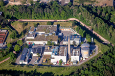 Campus- Universitäts- Bereich am Fort Oberer Eselsberg Hauptwerk (Werk XXXVI) in Ulm im Bundesland Baden-Württemberg, Deutschland