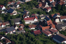 Luftbild von Ortsteil Bühlenhausen in Berghülen im Bundesland Baden-Württemberg, Deutschland