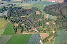 Waldsiedlugn Höhenweg in Berghülen im Bundesland Baden-Württemberg, Deutschland