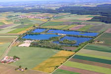 See Camping Rottenacker am Badesee Heppenäcker im Bundesland Baden-Württemberg, Deutschland