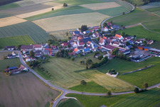 Dorf - Ansicht im Ortsteil Dietelhofen in Unlingen im Bundesland Baden-Württemberg, Deutschland