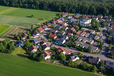 Ortsteil Wankheim in Kusterdingen im Bundesland Baden-Württemberg, Deutschland aus der Luft